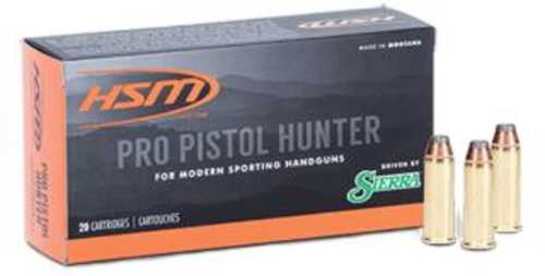 500 S&W 400 Grain Jacketed Soft Point 20 Rounds HSM Ammunition